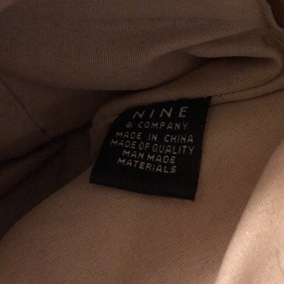 Nine & Co. By Nine West Cognac Brown Vegan Leather Purse - Picture 5 of 7